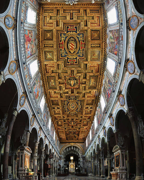 Roma Poster featuring the photograph Basilica Di S.maria In Aracoeli by Massimo Cuomo