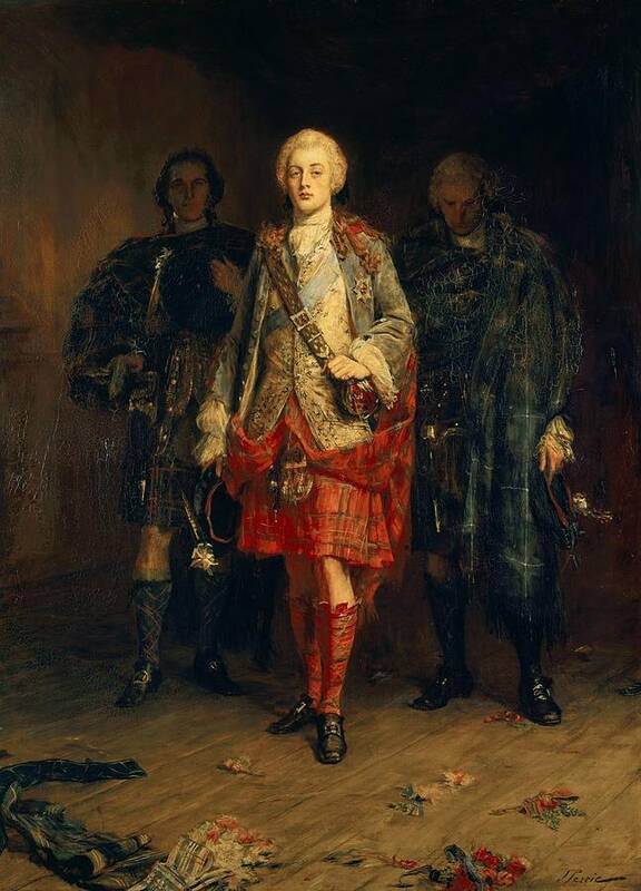 John Pettie Poster featuring the painting Bonnie Prince Charlie by MotionAge Designs