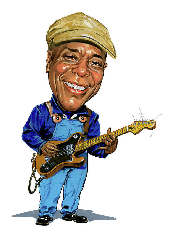 Buddy Guy Poster featuring the painting Buddy Guy by Art 