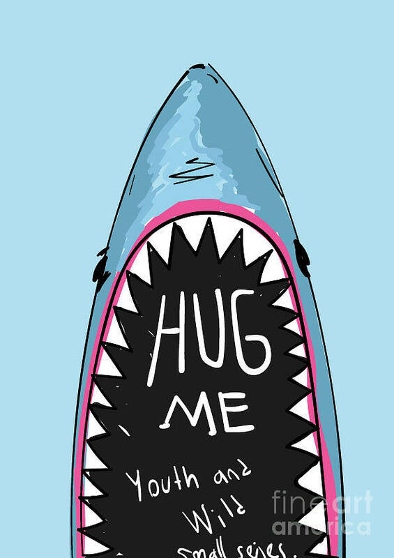 Cartoon Shark For Kids Clothing Poster by Yusuf Doganay - Fine Art America