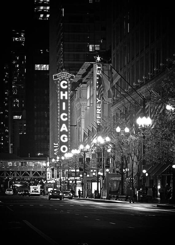 Chicago Poster featuring the photograph Chicago Theatre - Grandeur and Elegance by Alexandra Till