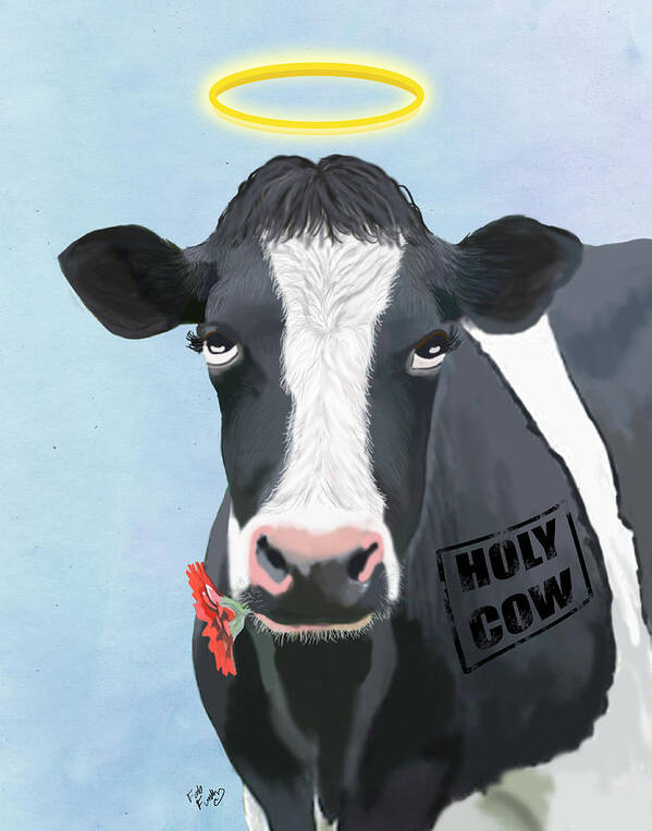 Holy Cow Poster by Stevens-McLaughlan - Fine Art America
