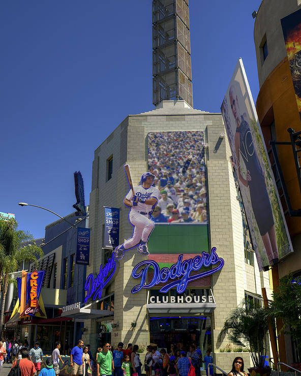 Dodgers Clubhouse Poster by Ricky Barnard - Fine Art America