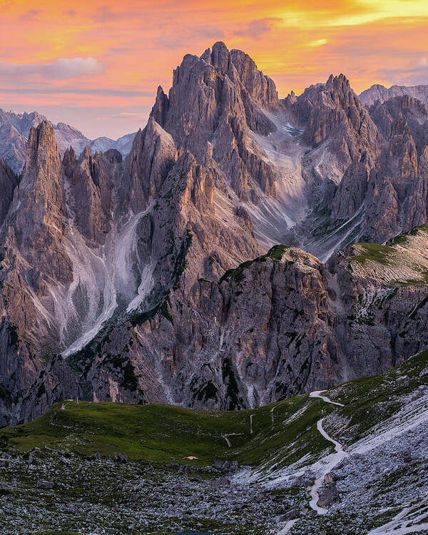 Dolomites Poster featuring the photograph Face To Face by Andreas Agazzi