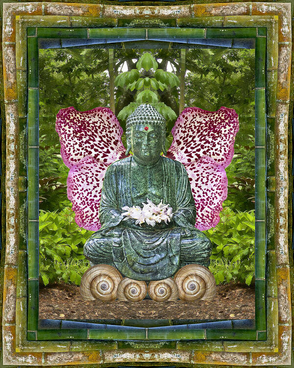 Mandalas Poster featuring the photograph Garden Soul by Bell And Todd