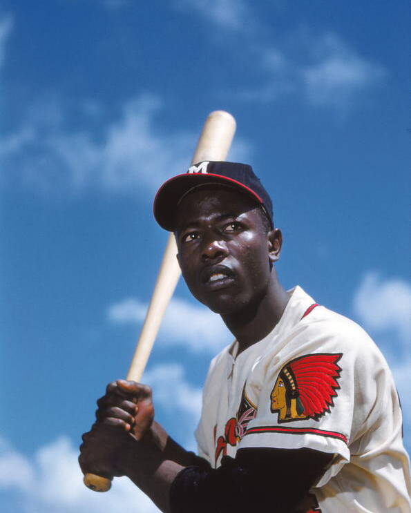Hank Aaron of the Milwaukee Braves Poster by Retro Images Archive - Fine  Art America
