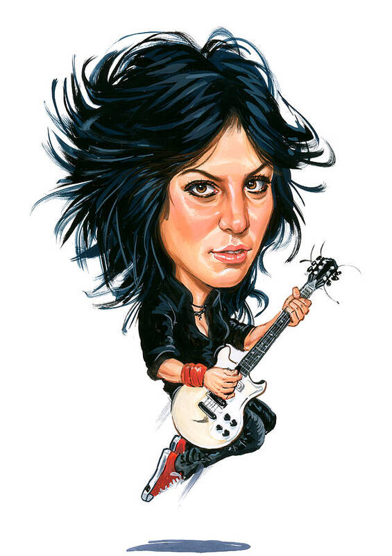 The Runaways Poster featuring the painting Joan Jett by Art 