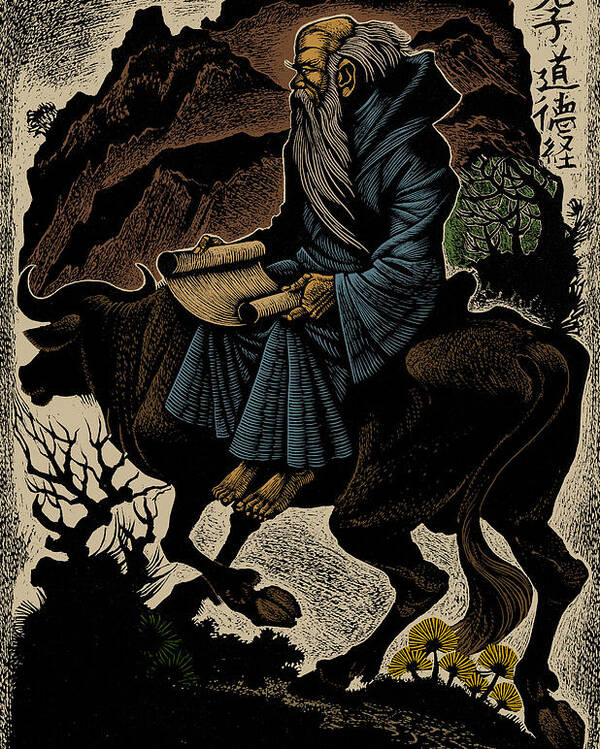 Religion Poster featuring the photograph Laozi, Ancient Chinese Philosopher by Science Source