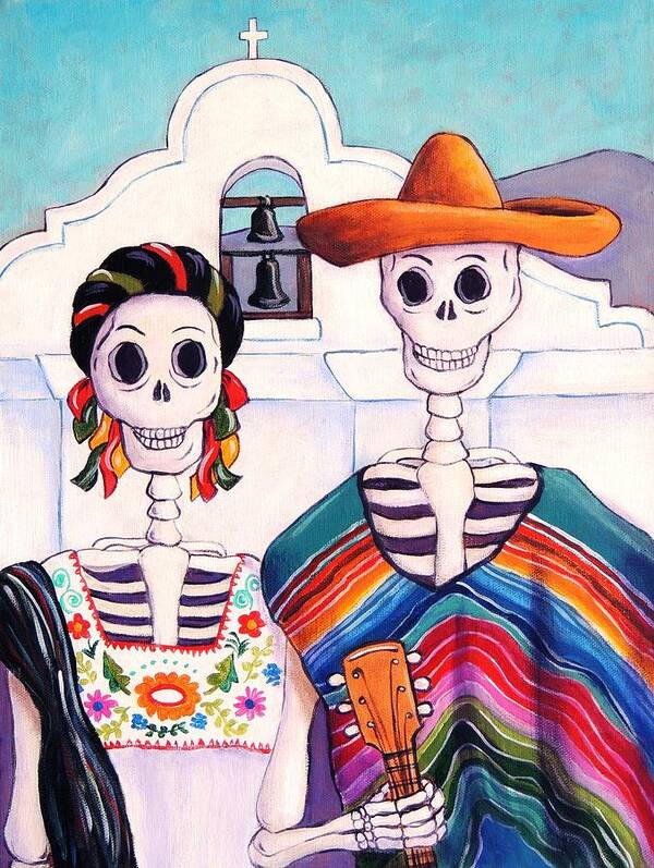 Dia De Los Muertos Poster featuring the painting Mexican Gothic by Candy Mayer