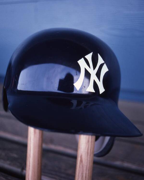 New York Yankees Batting Helmet Poster by Retro Images Archive