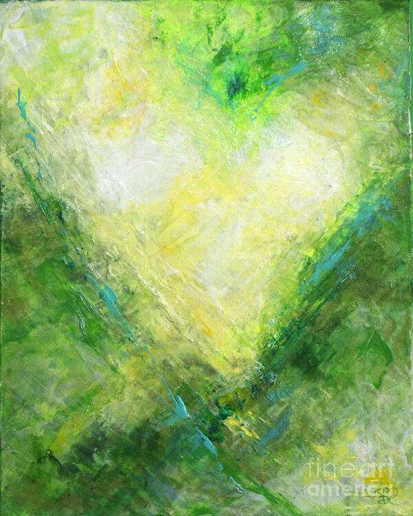 Heart Poster featuring the painting Open Heart by Belinda Capol