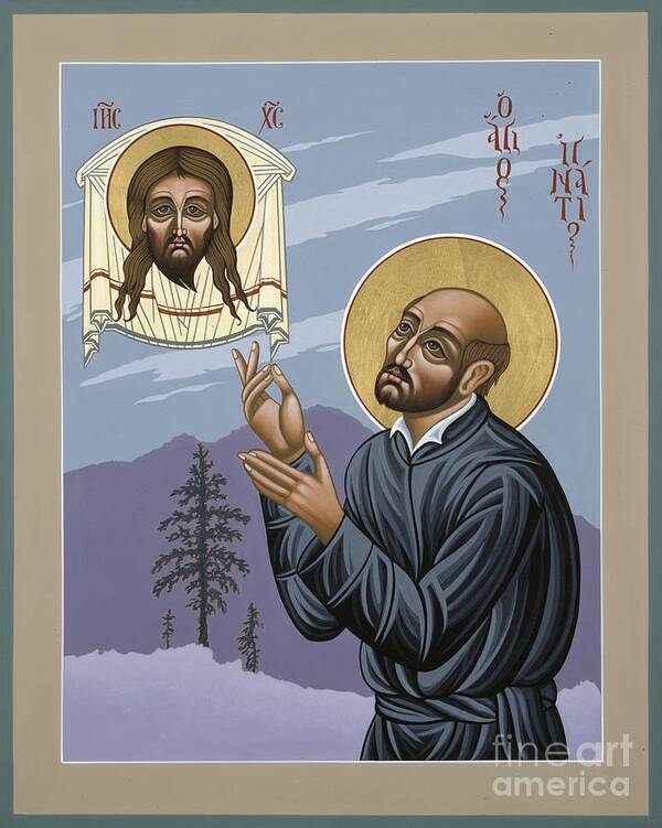 St. Ignatius Poster featuring the painting St. Ignatius Amidst Alaska 141 by William Hart McNichols