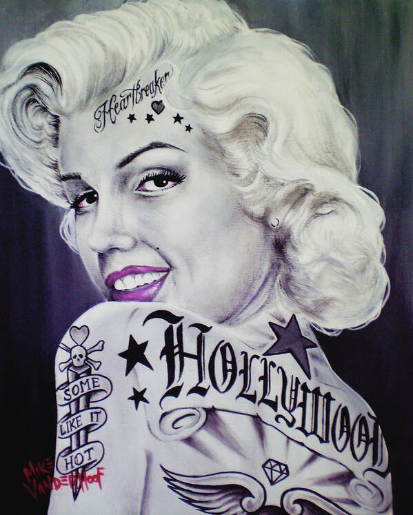 Discover 82+ marilyn monroe with tattoos poster super hot - in.coedo.com.vn