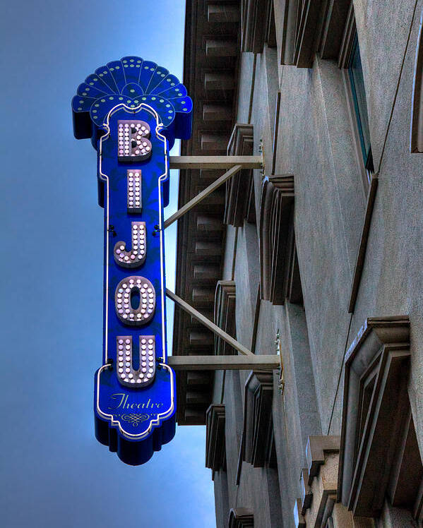 Tennessee Poster featuring the photograph The Bijou Theatre - Knoxville Tennessee by David Patterson