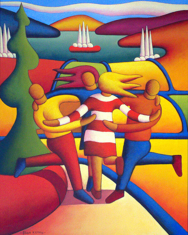 Dance Poster featuring the painting The Merry Dance by Alan Kenny
