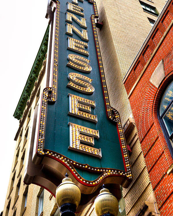 The Tennessee Theatre - Knoxville Tennessee Poster featuring the photograph The Tennessee Theatre - Knoxville Tennessee by David Patterson