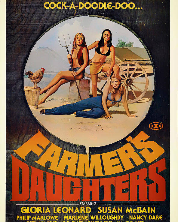 592px x 740px - Vintage Porn Film Poster 1976 Poster by Mountain Dreams - Fine Art America
