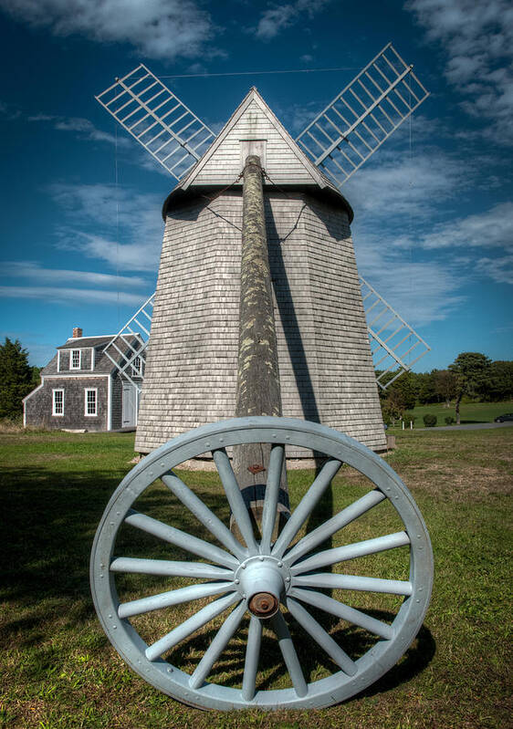 Windmill Poster featuring the photograph Windmill by Fred LeBlanc