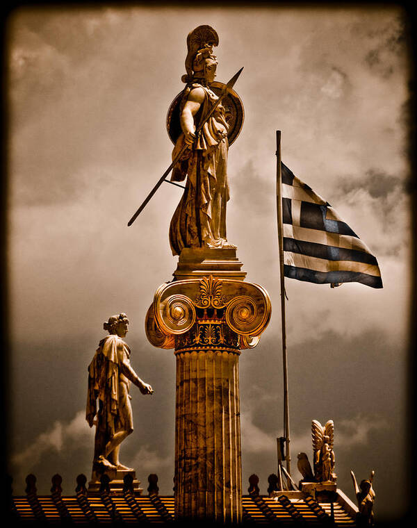 Athena Poster featuring the photograph Athens, Greece - Athena Nike #1 by Mark Forte