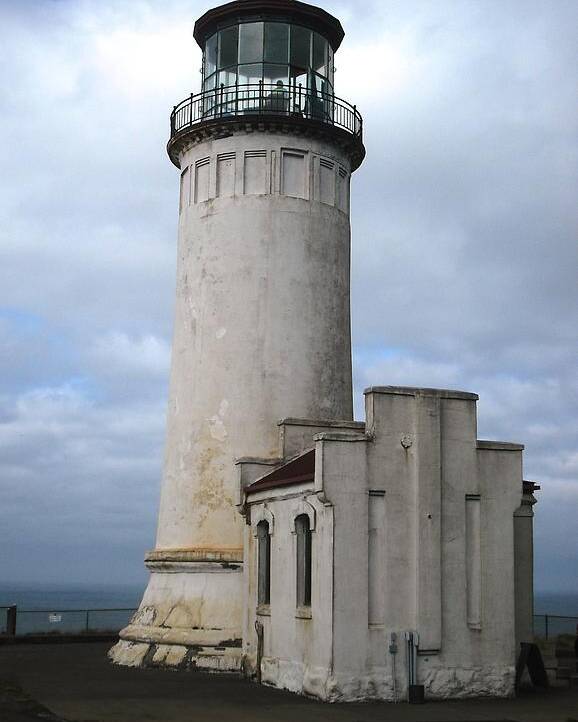 Cape Disappointment Poster featuring the photograph Northhead Lighthouse at Cape Disappointment by Kelly Manning
