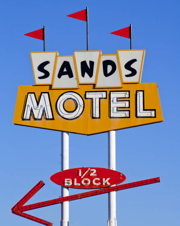 Sands Poster featuring the photograph Sands Motel by Matthew Bamberg