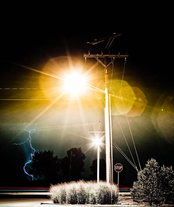 Lightning Bolt Pictures Poster featuring the photograph Stop IT by James BO Insogna