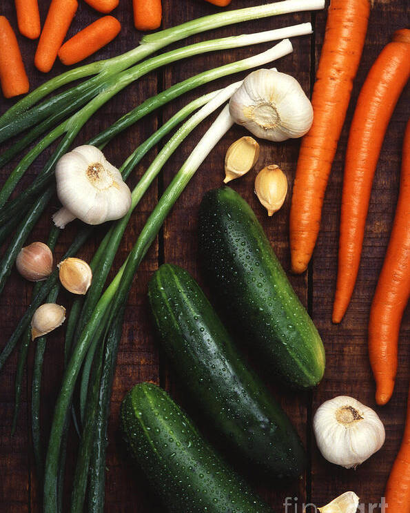 Vegetables Poster featuring the photograph Vegetables by Science Source