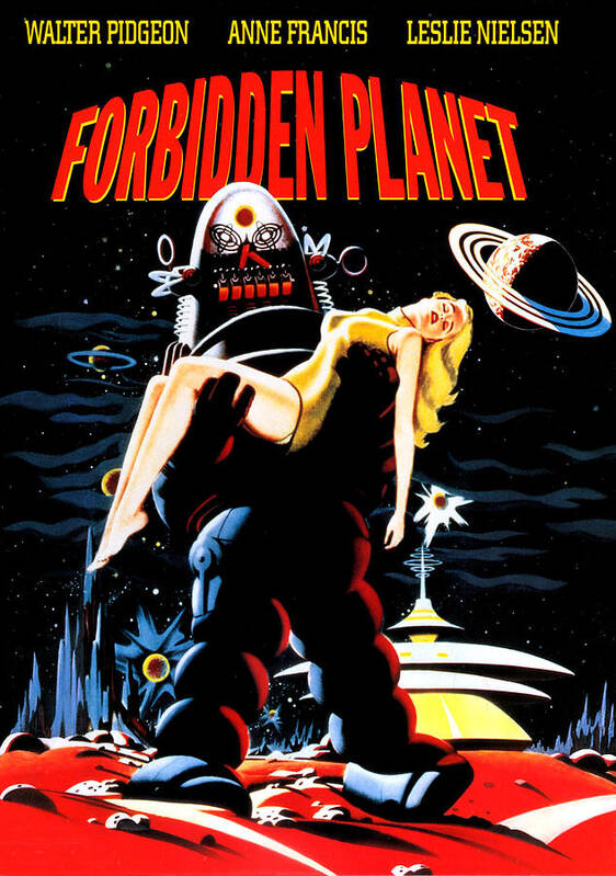 Forbidden Planet, Robby The Robot Poster by Everett - Everett On Demand