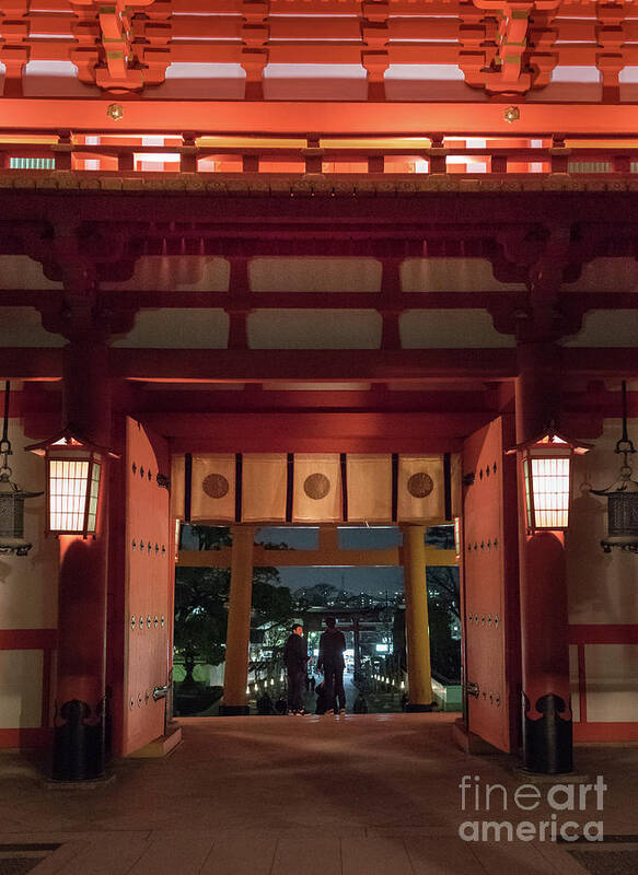 Shinto Poster featuring the photograph Fushimi Inari Taisha, Kyoto Japan by Perry Rodriguez