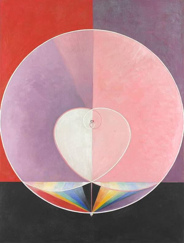 Doves No. 2 Poster featuring the painting Hilma af Klint by MotionAge Designs