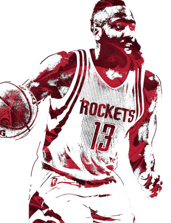 James Harden Houston Rockets Poster FREE US SHIPPING 