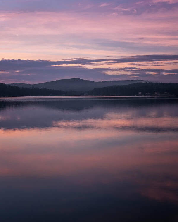 Spofford Lake New Hampshire Poster featuring the photograph Spofford Lake Sunrise by Tom Singleton