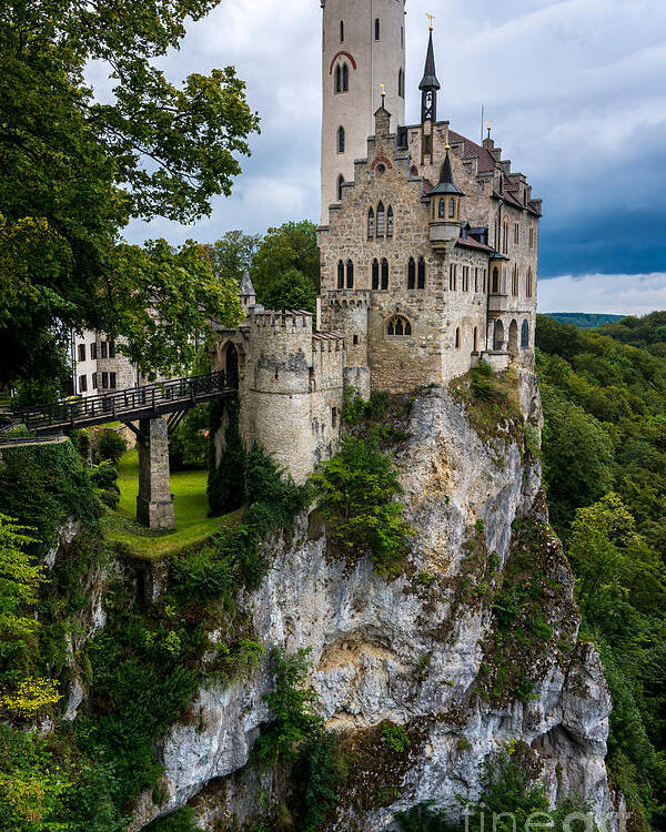 Lichtenstein Castle Poster featuring the photograph Lichtenstein Castle - Baden-Wurttemberg - Germany by Gary Whitton