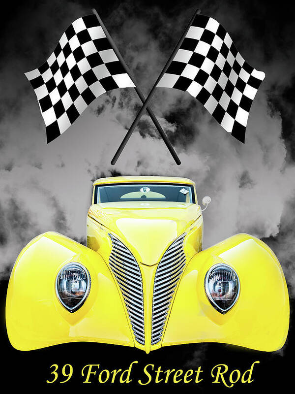 Classic Car Poster featuring the photograph 39 Ford by Scott Cordell