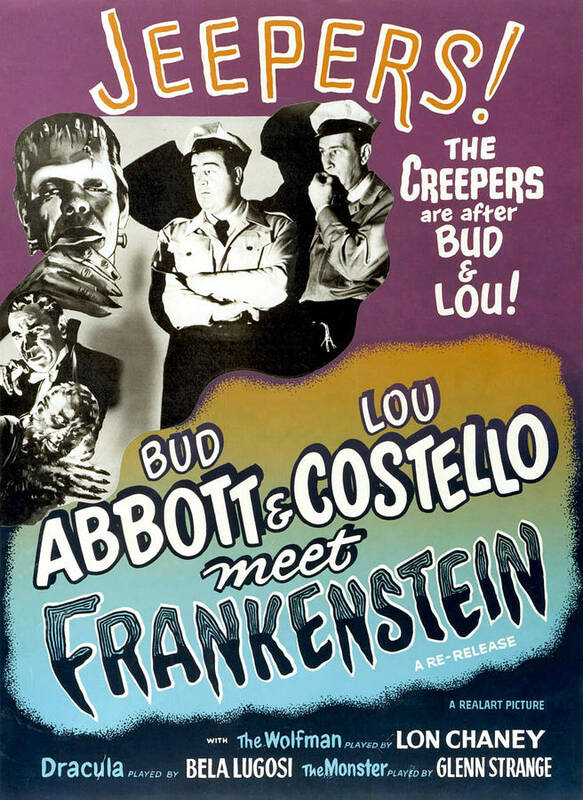 Abbott & Costello~Frankenstein~Lugosi~Poster~Photo~16" x  20" 