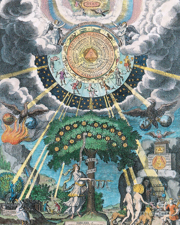 Illustration Poster featuring the photograph Alchemy Coagulation by Science Source