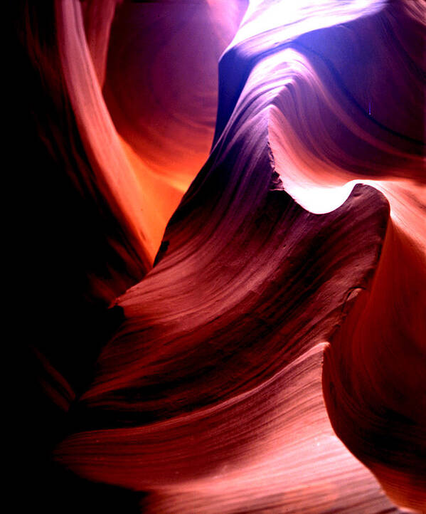 Antelope Canyon Poster featuring the photograph Antelope Canyon Magic by Joe Hoover