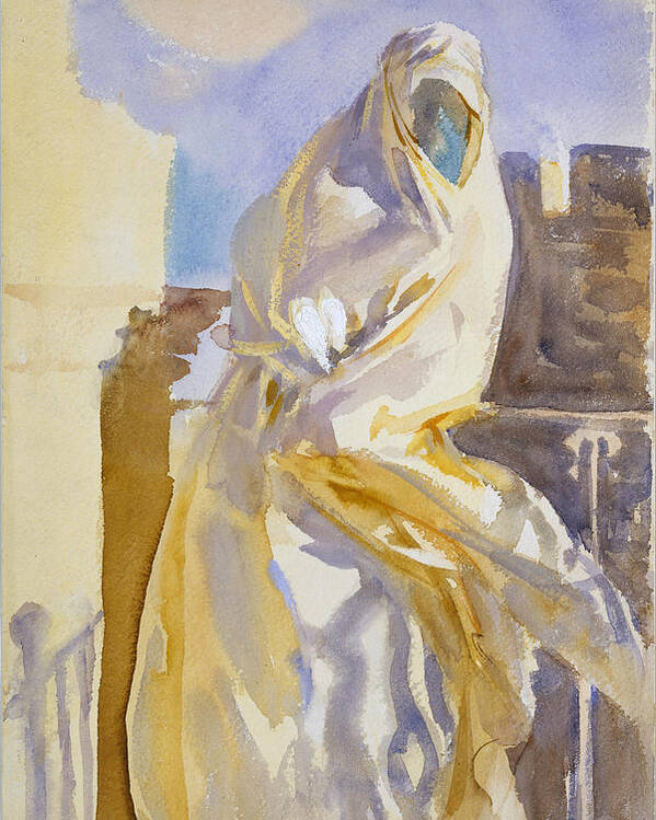 John Singer Sargent Poster featuring the painting Arab Woman by John Singer Sargent
