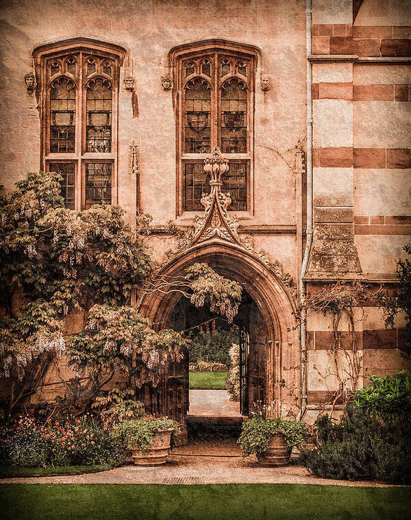 Balliol College Poster featuring the photograph Oxford, England - Balliol Gate by Mark Forte
