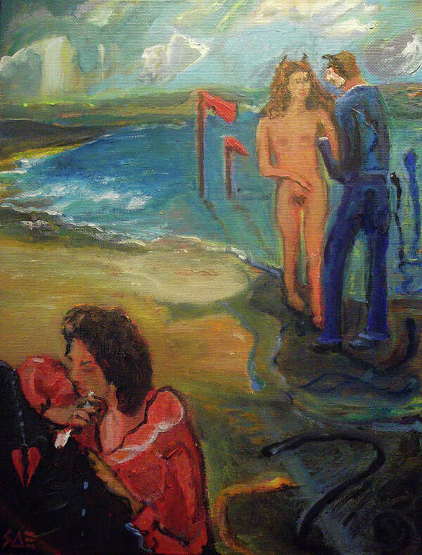 Heartbreak Poster featuring the painting Betrayed by Susan Esbensen