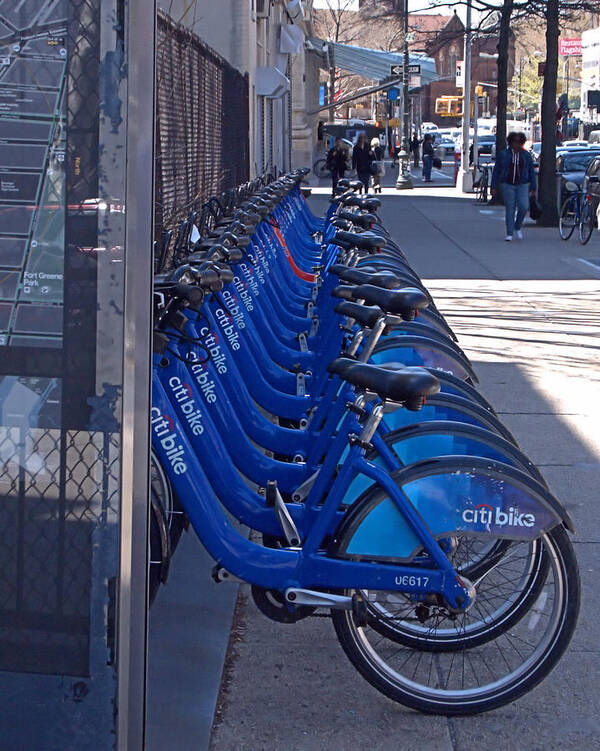 Citibike Poster featuring the photograph Citibike by Newwwman
