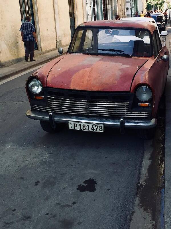 Cuba Poster featuring the photograph Cuba Car #1 by Kerry Obrist