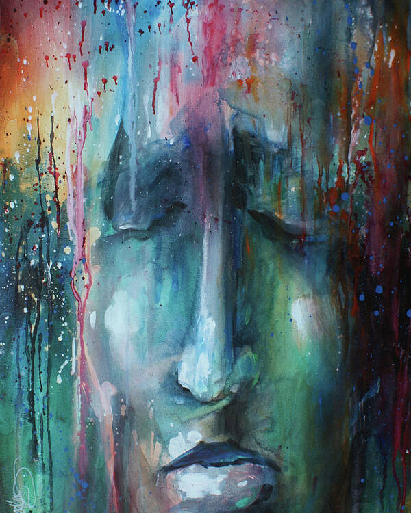 Urban Expression Poster featuring the painting Daydream by Michael Lang