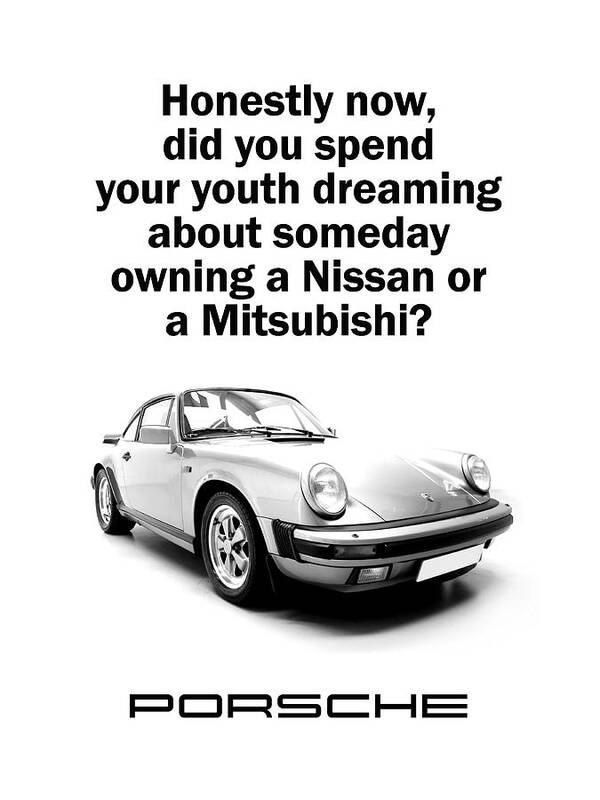 Porsche Poster featuring the photograph Dreaming of a Porsche by Mark Rogan