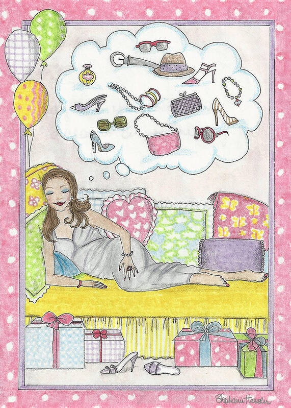 Dreams Poster featuring the mixed media Dreams by Stephanie Hessler