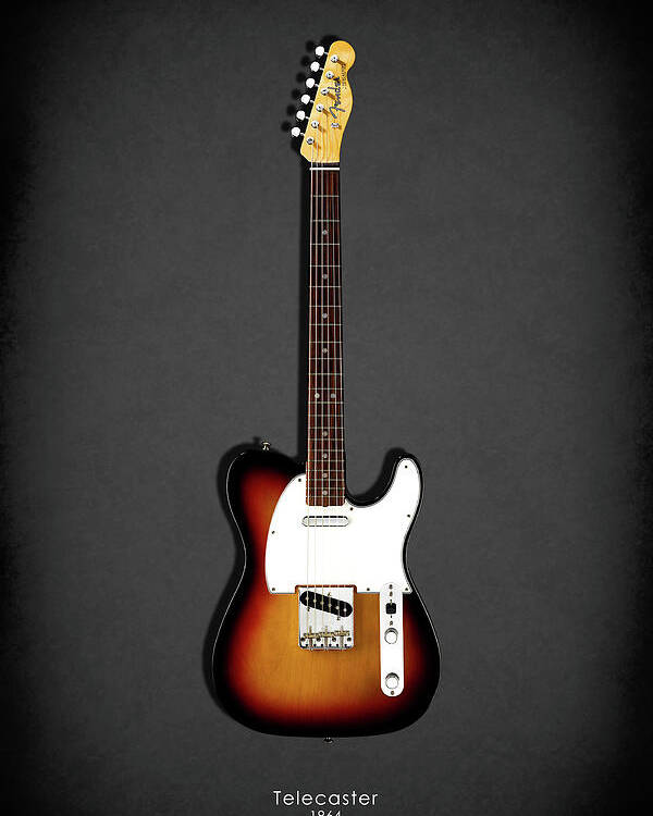 Fender Telecaster Poster featuring the photograph Fender Telecaster 64 by Mark Rogan