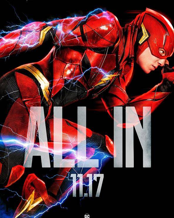 Verwonderend Flash Poster Justice League Poster by Geek N Rock IZ-04