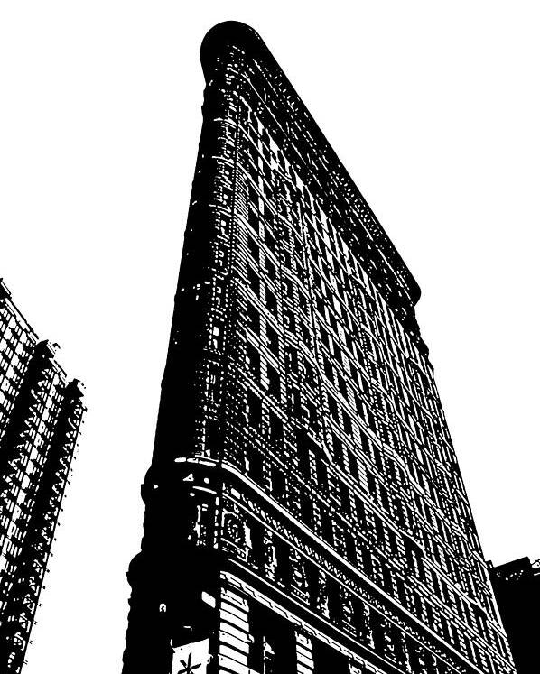 Flatiron Building Poster featuring the photograph Flatiron Building - NYC by Frank Mari