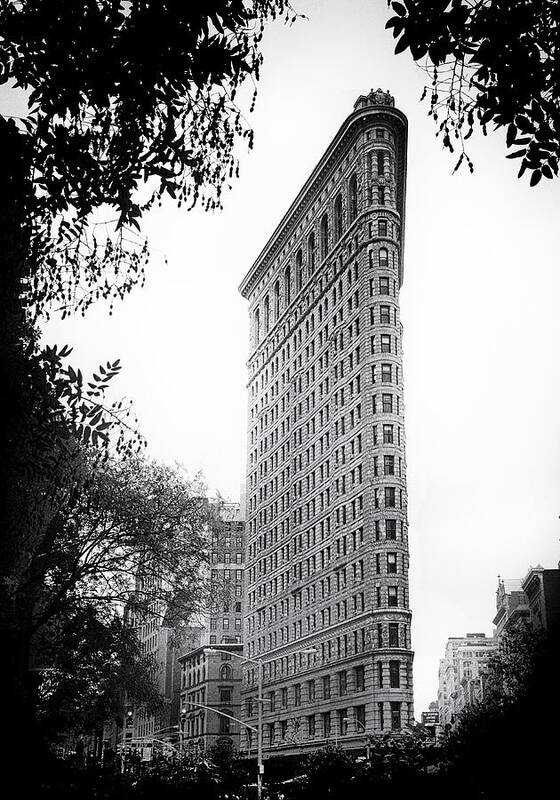 Building Poster featuring the photograph Flatiron Noir by Jessica Jenney