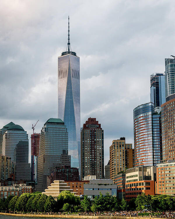 Hudson River Poster featuring the photograph Freedom Tower - Lower Manhattan 1 by Frank Mari